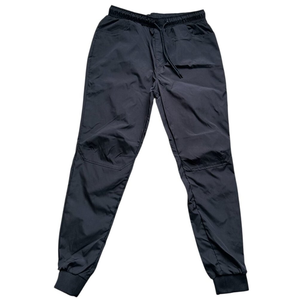 South Pole Mens Windbreaker Joggers Size L Black Standard Issue Streetwear Gym